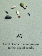 Miyuki Seed Bead Bracelets- Blue and Silver - Set of 3