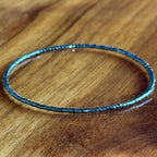 Miyuki Seed Bead Bracelet - Silver Gunmetal