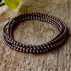 Miyuki Seed Bead Necklace – Black and Copper