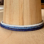 Miyuki Seed Bead Bracelets - Blue Ombre - Set of 3
