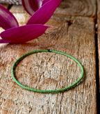 Miyuki Green Seed Bead Bracelet